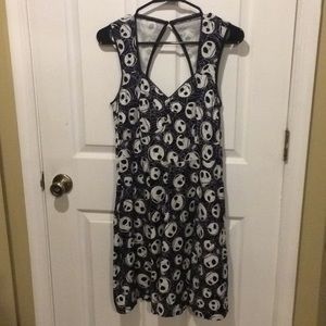 Jack Skelington dress w/ sweetheart neckline